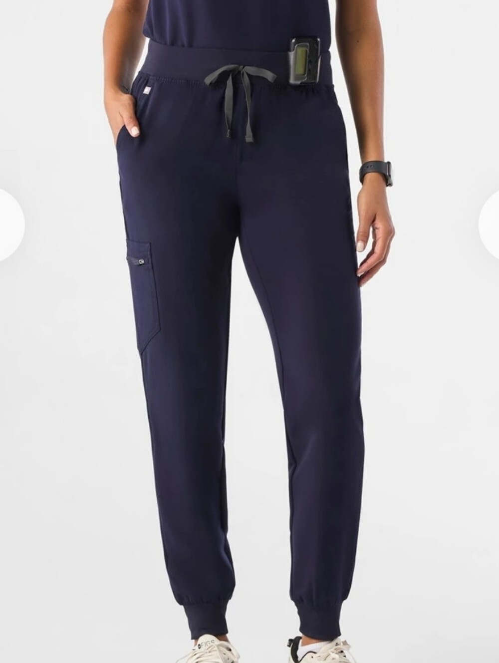 FIGS ZAMORA JOGGERS SCRUB PANTS NAVY BLUE WOMEN'S SIZE MEDIUM